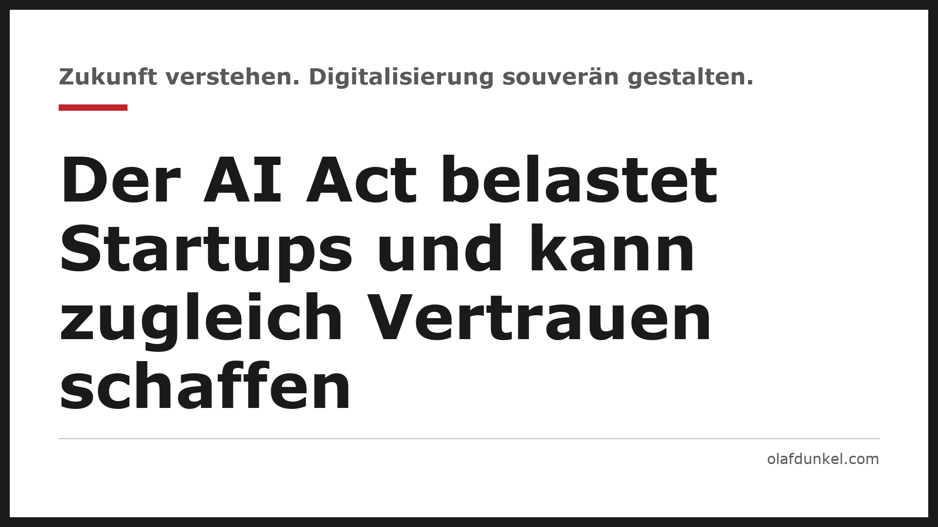 Grafikkarte: Der AI Act belastet Startups und kann zugleich Vertrauen schaffen