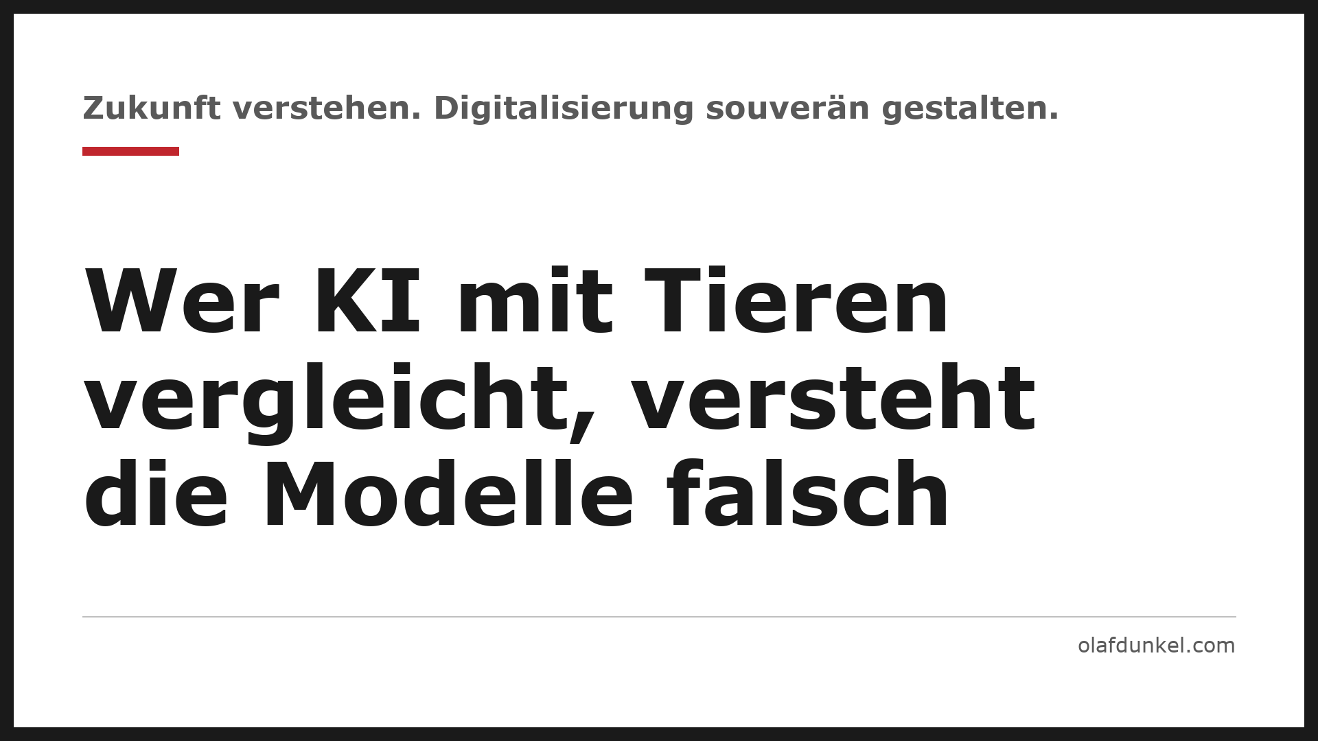 Grafikkarte: Wer KI mit Tieren vergleicht, versteht die Modelle falsch