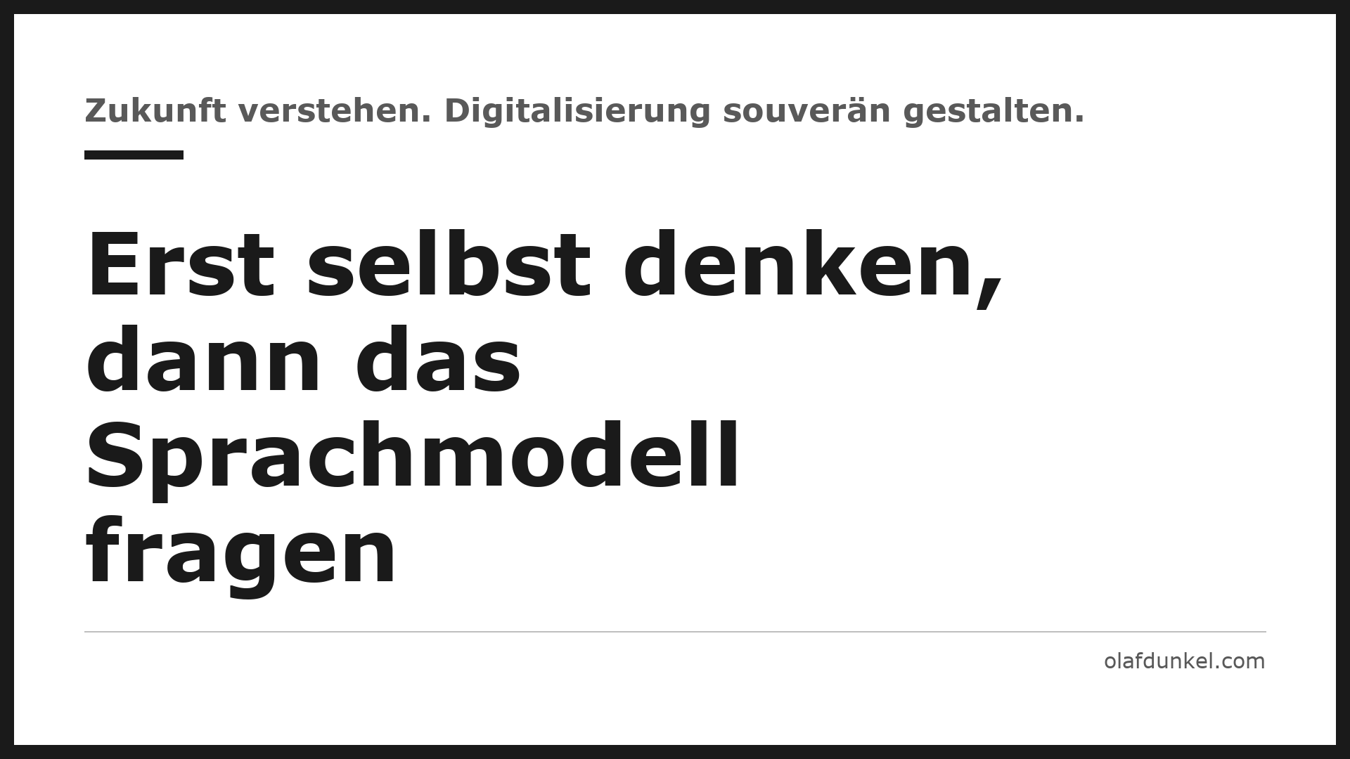 Grafikkarte: Erst selbst denken, dann das Sprachmodell fragen